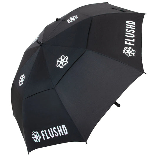 FLUSHD 64 inch Double Canopy Golf Umbrella
